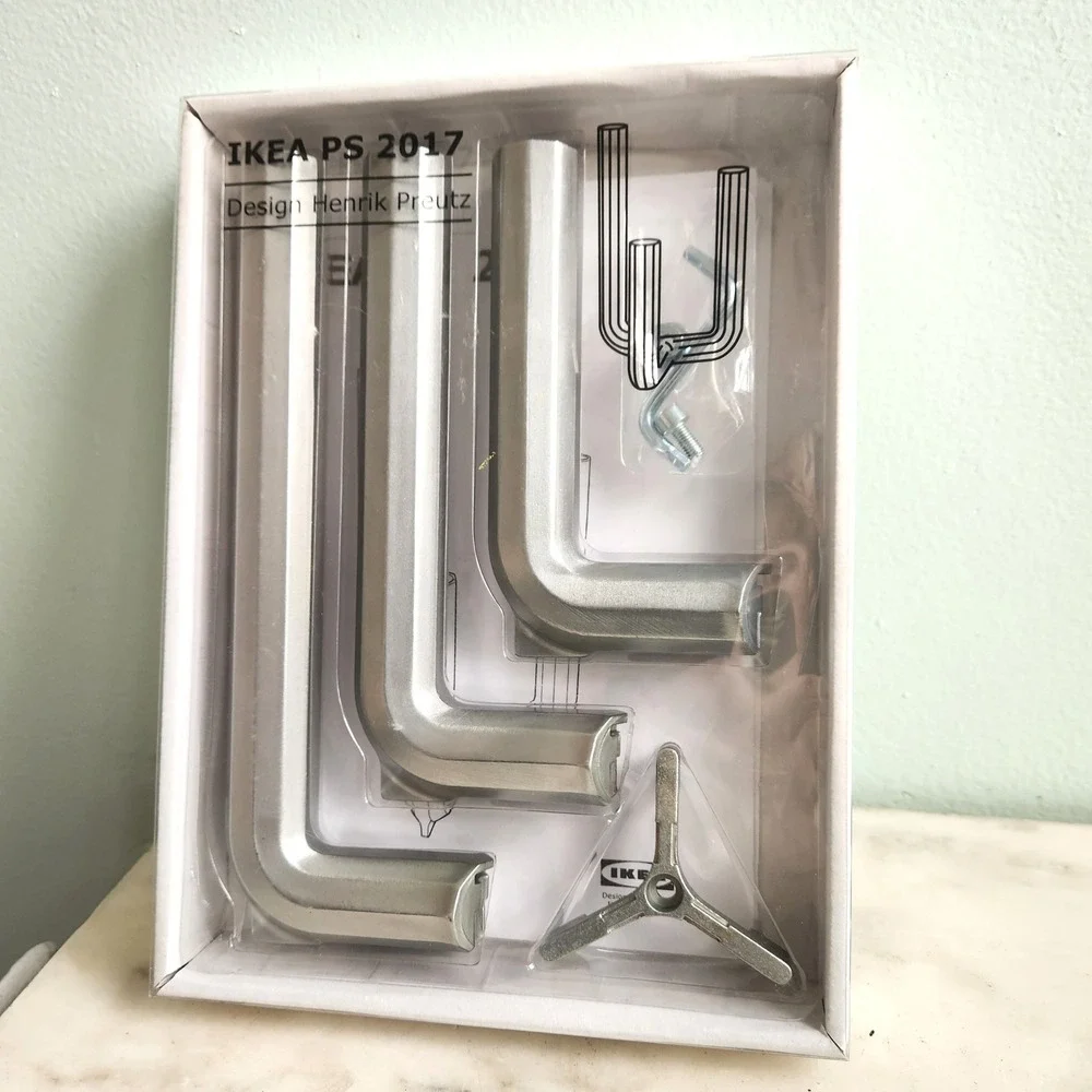 IKEA PS 2017 Candle Holder Set Silver Henrik‎ Preutz Design NEW Allen Key